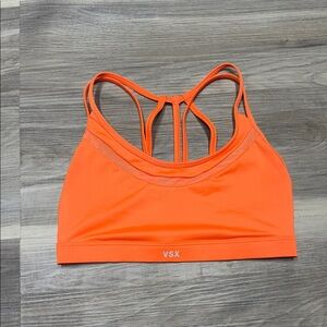 Victorias Secret VSX Vibrant Orange Sports Bra size XS